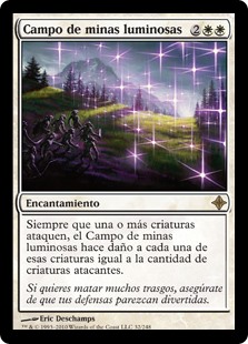 Campo de minas luminosas