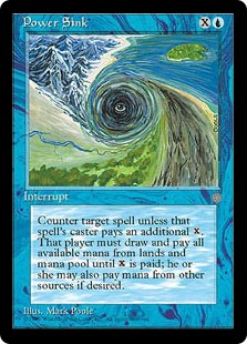 Excellent condition x4 Details about   MTG: POWER SINK Revised Edition COMMON; played 3rd 