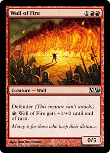 Kira's M13 Card of the Day #1: Wall of Fire Image