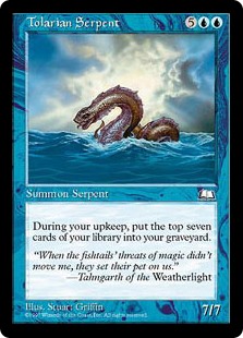 トレイリアの大海蛇（Tolarian Serpent）