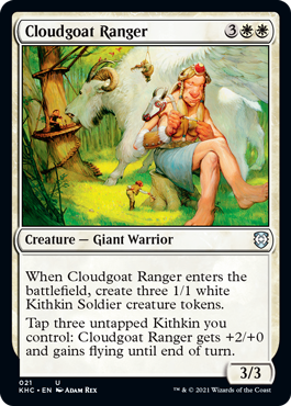 《雲山羊のレインジャー/Cloudgoat Ranger》 [KHC]