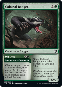 Colossal Badger (Dig Deep)
