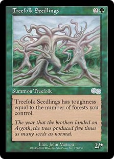 ツリーフォークの若木（Treefolk Seedlings）