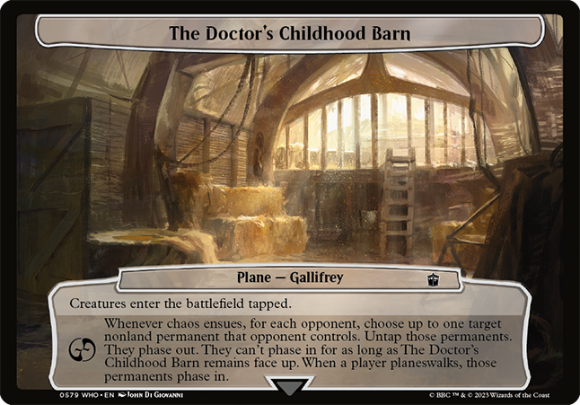 The Doctor's Childhood Barn