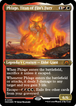 Phlage, Titan of Fire's Fury