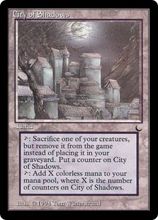 City of Shadows Reserved List EDH Commander