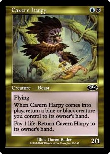 Cavern Harpy Return to Hand Ability