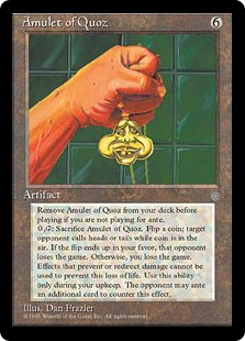 Amulet of Quoz MTG Reserved List