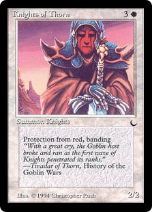 Knights of Thorn MTG Reserved List