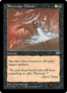 Phyrexian Tribute MTG Reserved List