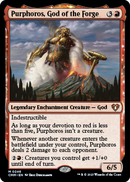 Purphoros, God of the Forge Token EDH Deck