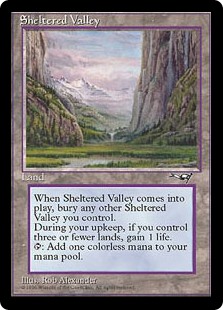 Sheltered Valley MTG Reserved List
