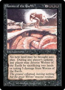 Worms of the Earth MTG Reserved List