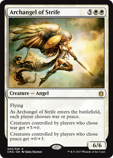 《敵対の大天使/Archangel of Strife》 [CMA]