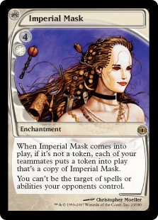 mask imperial hexproof cards wizards mtg magic gatherer enchantment control july 2007 ask card target sight future gathering text much