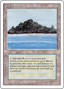 Tropical Island (Revised Edition) - Gatherer - Magic: The Gathering