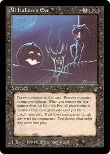 All Hallow's Eve (Legends) - Gatherer - Magic: The Gathering