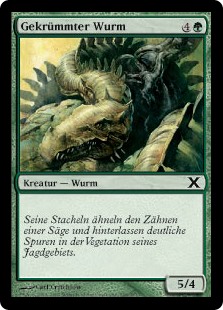 Gekrümmter Wurm