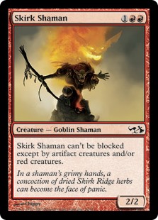 SENSATION GORGER Morningtide MTG Red Creature — Goblin Shaman RARE 