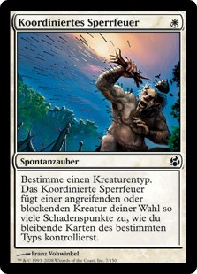 Koordiniertes Sperrfeuer