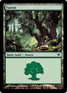 UNSANCTIONED FORESTA MTG FOREST FOIL EXC MAGIC 