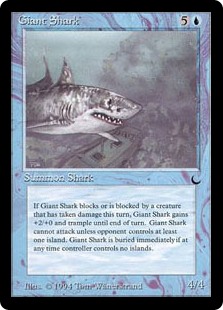 Giant Shark (The Dark) - Gatherer - Magic: The Gathering