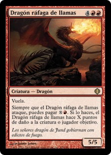 Dragón ráfaga de llamas