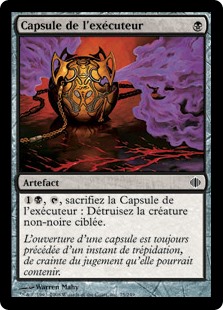 Capsule de l'exécuteur