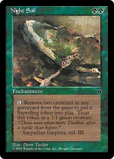 Details about   4 X night soil from fallen empires MTG magic the gathering 