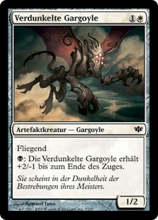 Verdunkelte Gargoyle