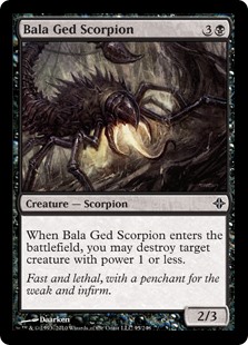 Resultado de imagem para magic the gathering scorpion cards