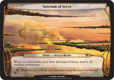 Sanctum of Serra (Planechase) - Gatherer - Magic: The Gathering