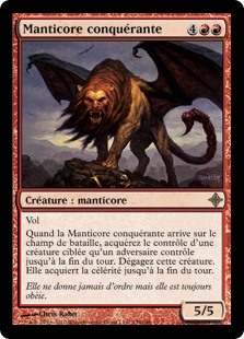 Manticore conquérante