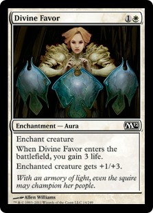 divine favor spoiler magic mtg m14 mythicspoiler card gain life cards gatherer rating community visual gathering enchantment battlefield enters when