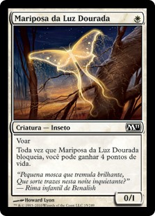 Mariposa da Luz Dourada