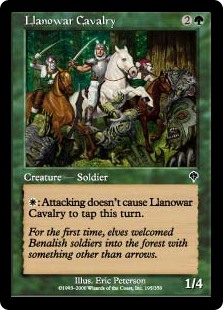 Details about   Magic the Gathering Invasion Llanowar Cavalry x 4  NM 