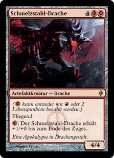 Schmelzstahl-Drache