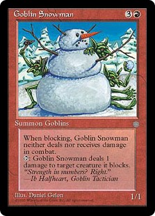 Goblin Snowman (Ice Age) - Gatherer - Magic: The Gathering