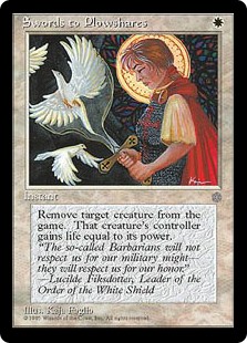 Swords to Plowshares (Ice Age) - Gatherer - Magic: The Gathering