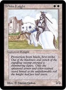 White Knight from Alpha set