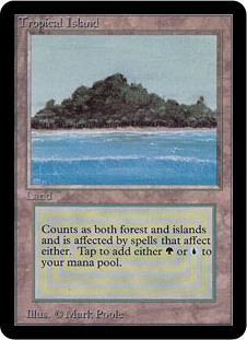 Tropical Island (Limited Edition Alpha) - Gatherer - Magic: The 