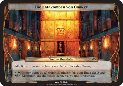 Die Katakomben von Onakke