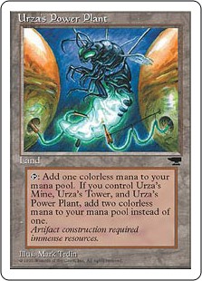 7 MTG Magic The Gathering Urza´s Power Plant， Mine， Tower