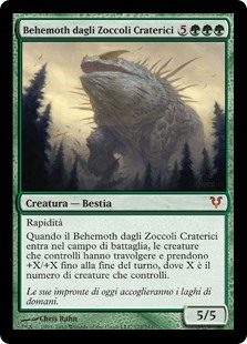 Behemoth dagli Zoccoli Craterici