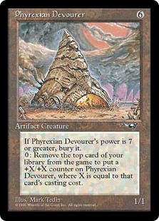Phyrexian Devourer (Alliances) - Gatherer - Magic: The Gathering