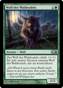 Wolf des Waldrudels