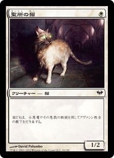 聖所の猫 Dark Ascension Gatherer Magic The Gathering