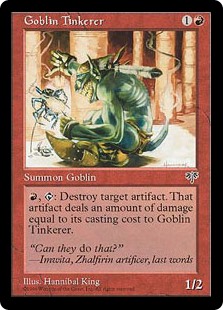 4 Goblin Tinkerer ~ Near Mint Mirage 4x x4 Playset UltimateMTG Magic Red Card 