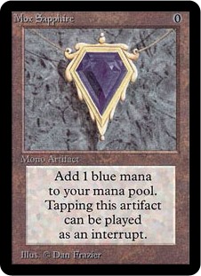 Mox Sapphire (Limited Edition Alpha) - Gatherer - Magic: The Gathering