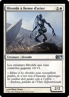 Slivoïde à forme d'acier